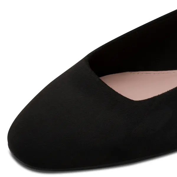 Suede Round-Toe Slingback Ballerina 4 Image