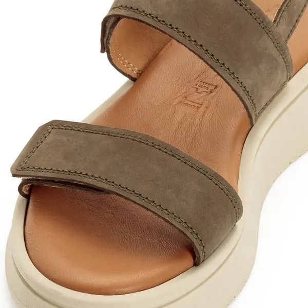 Criss-Cross Platform Lug-Sole Sandals 3 Image