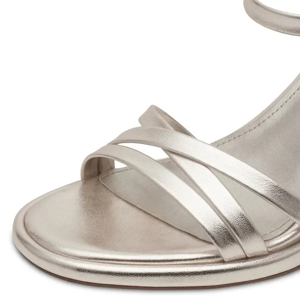 Patent Strappy Block Heel Sandals 3 Image