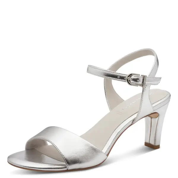 Ankle-Strap Heeled Sandals 1 Image
