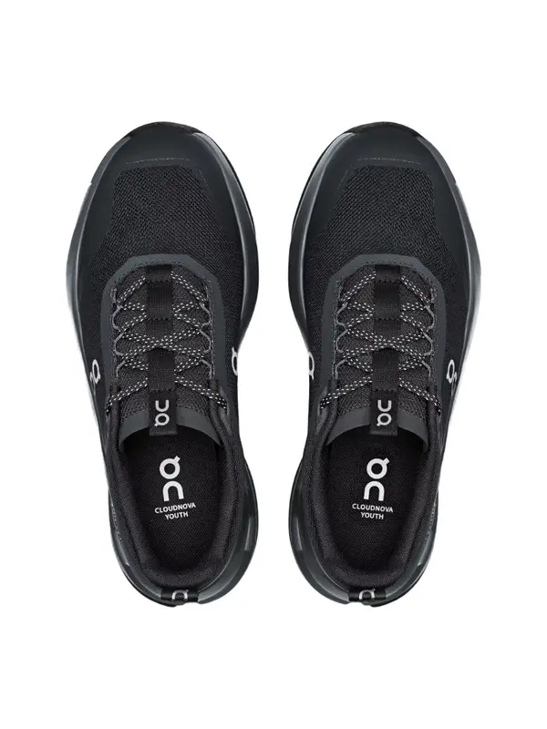 Kids Boys Cloudnova Youth Sneakers - Black 1 Image