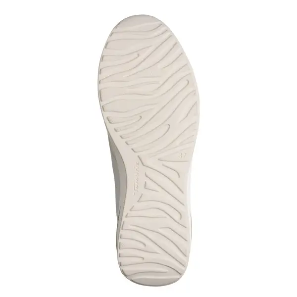 Leather Wedge Sneakers with Gold Details 2 Image