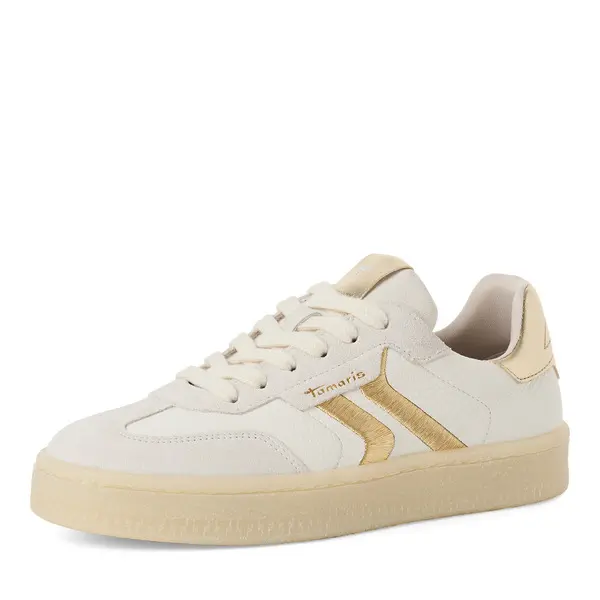 Leather & Suede Retro Sneakers 3 Image
