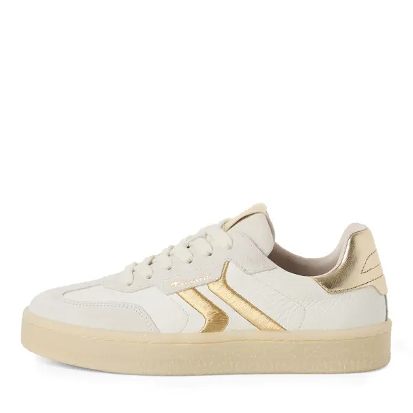 Leather & Suede Retro Sneakers 4 Image