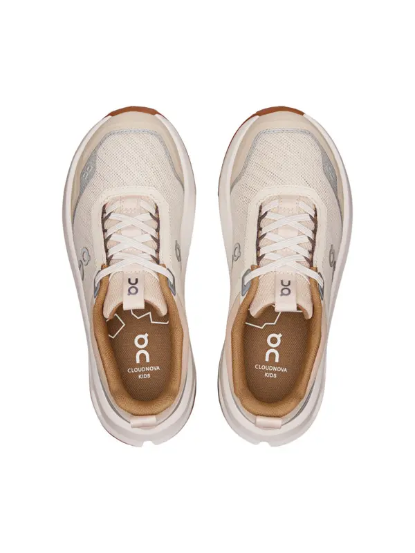 Kids Girls Cloudnova Sneakers - Pebble 3 Image