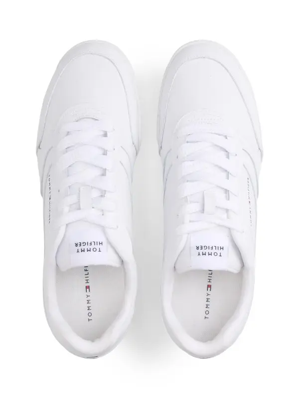 Debossed Logo Cupsole Leather Trainers 2 Image