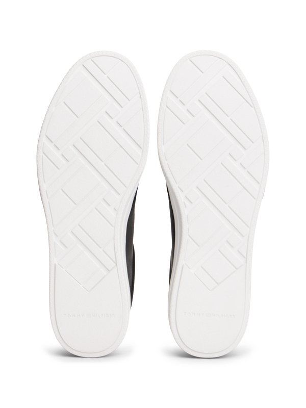 Luxe Metallic Logo Leather Trainers 2 Image