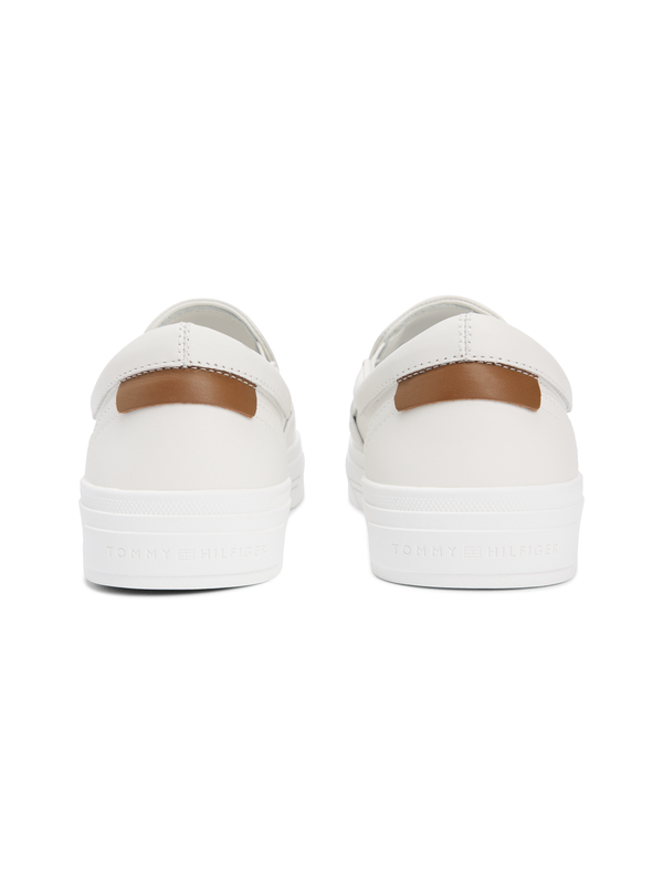 Leather Slip- On Cupsole Trainers 2 Image