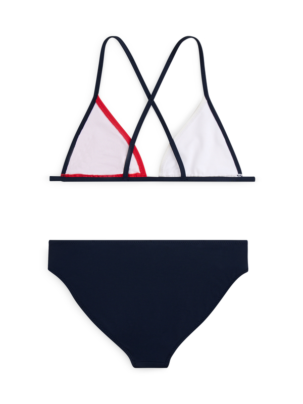 Color Block Traingle Bikini Set 1 Image