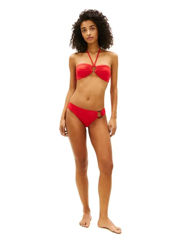 Halterneck Ring Bandeau Bikini Bra 2 Image