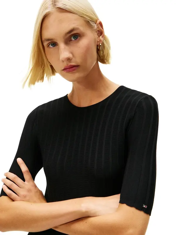 Festive Mesh Pleat Slim Maxi Dress 3 Image