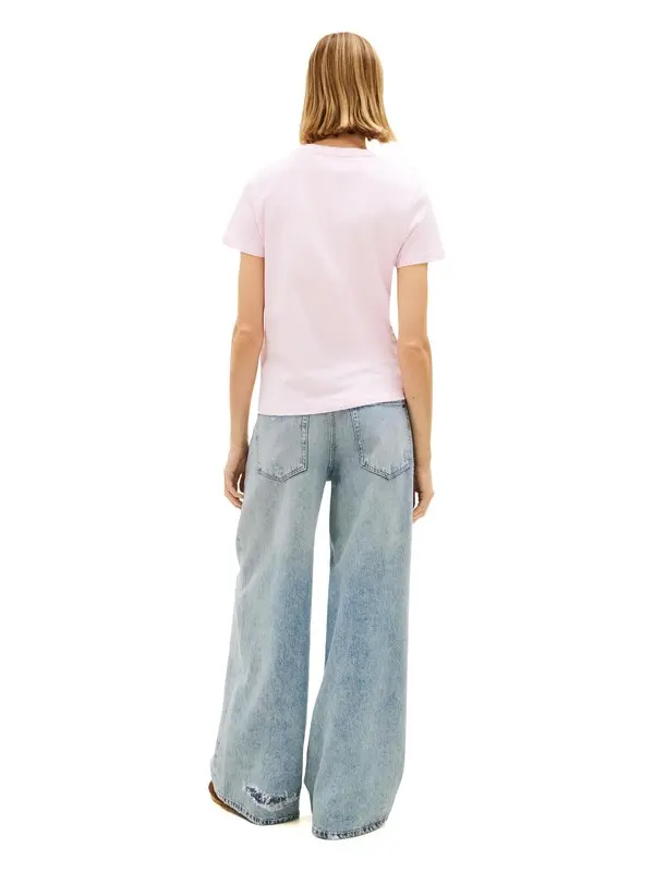 Short Sleeve T-Shirt with Puff Graphic Logo 2 Image