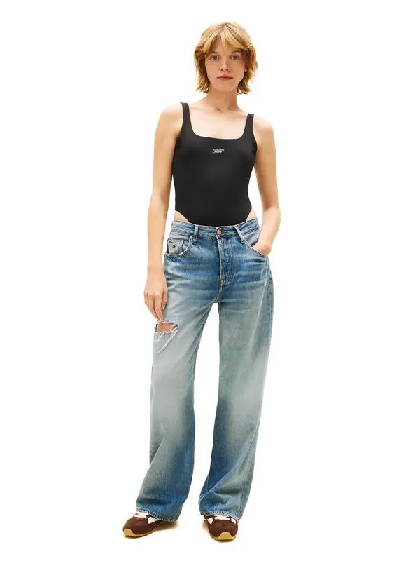 Scoop Neck One-Piece Swimsuit 3 Image