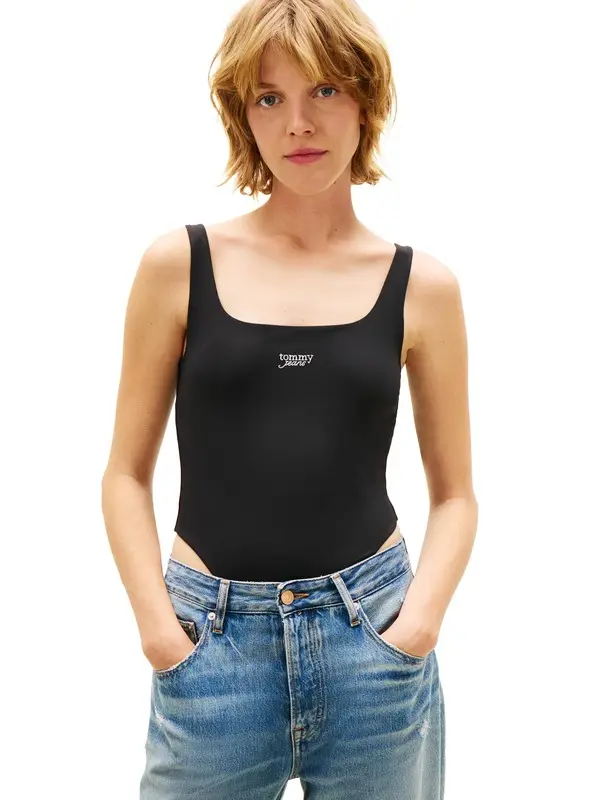 Scoop Neck One-Piece Swimsuit 4 Image