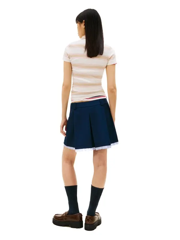 Mini Skirt with Embroidered Logo 2 Image