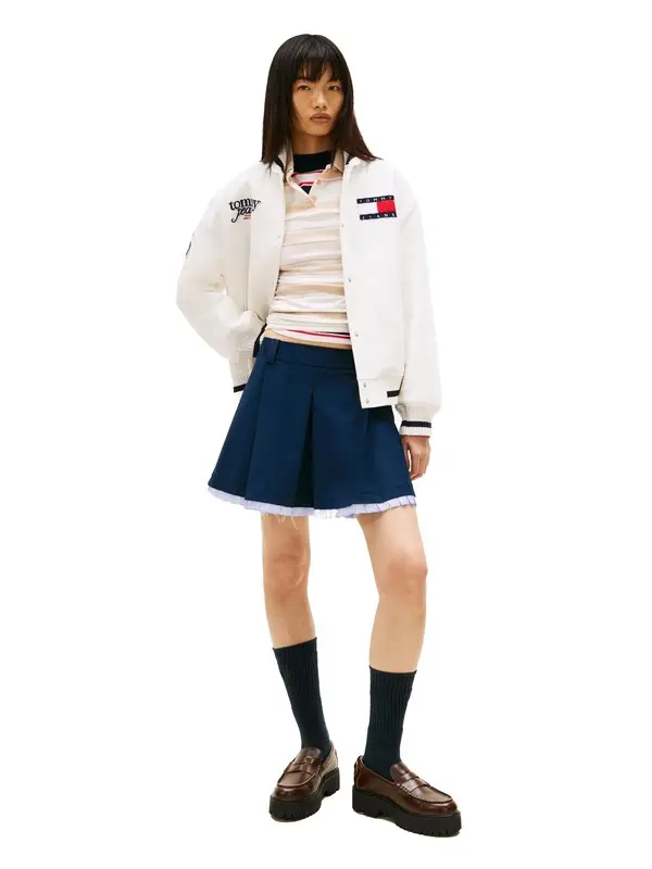 Mini Skirt with Embroidered Logo 3 Image