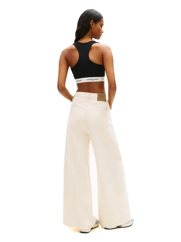 Repeat Logo Tape Racerback Bra Top 2 Image