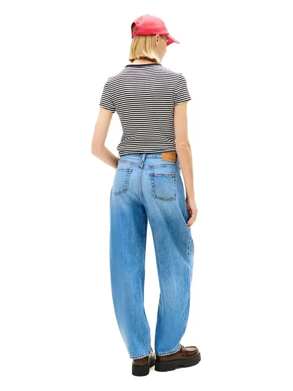 Whiskered Balloon Tapered Leg Jeans 2 Image