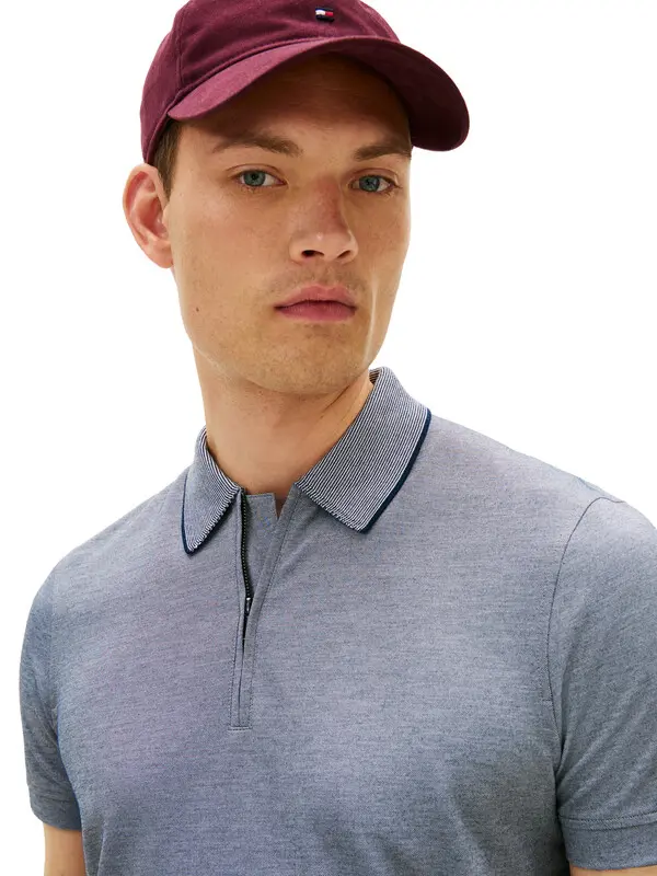 Performance Smart Casual Regular Jacquard Polo Shirt 1 Image