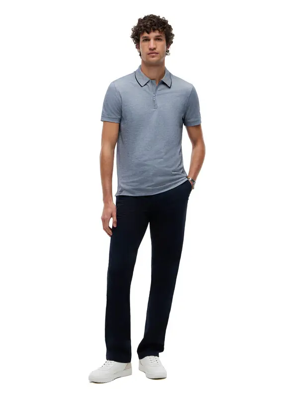Performance Smart Casual Regular Jacquard Polo Shirt 2 Image
