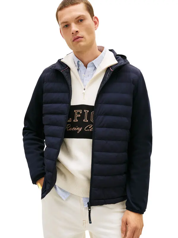 Hybrid Hooded Puffer Jacket 4 Image