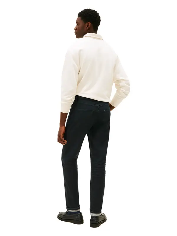 Straight Denton Denim Pants 2 Image