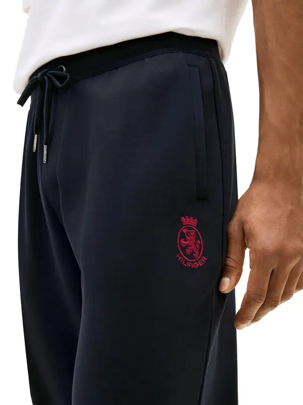 TH Crest Embroidery Cuffed Leg Joggers 4 Image