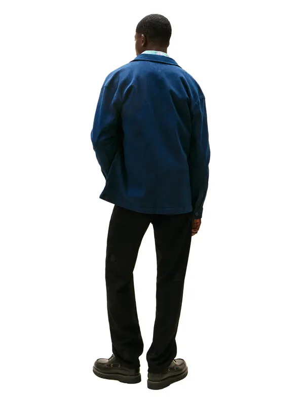 Oversized Fit Herringbone Twill Overshirt 3 Image