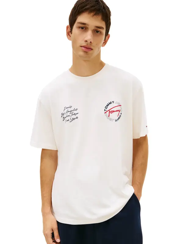 Circular Back Logo Relaxed T-Shirt 3 Image