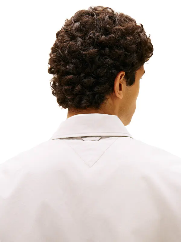 Logo Twill Long Sleeve Overshirt 2 Image