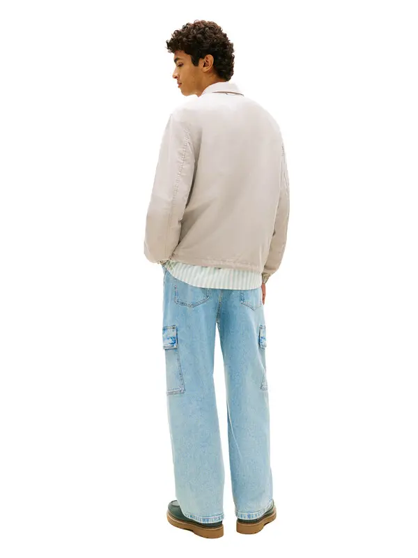 Logo Twill Long Sleeve Overshirt 3 Image