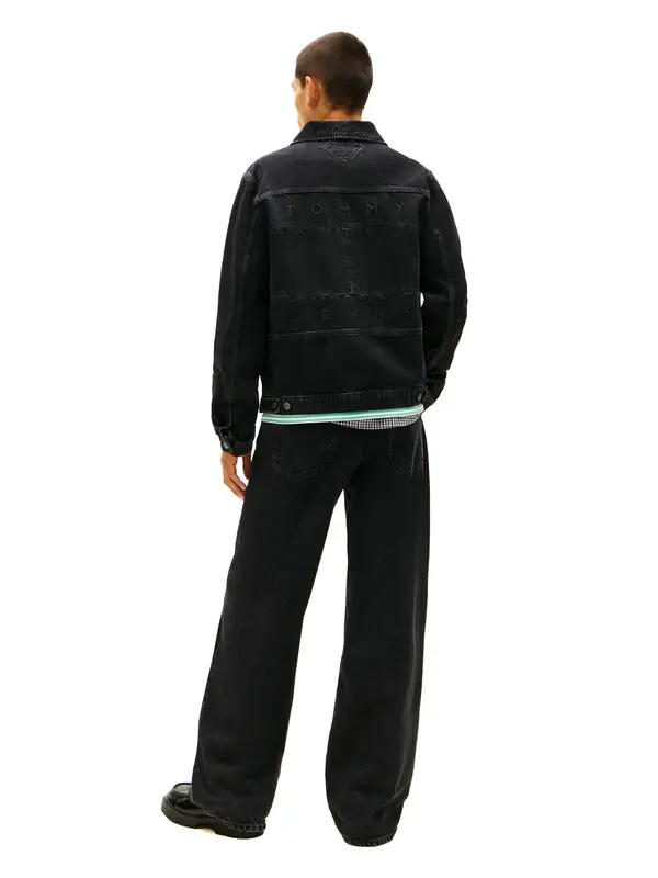 Ryan Back Logo Denim Trucker Jacket 3 Image