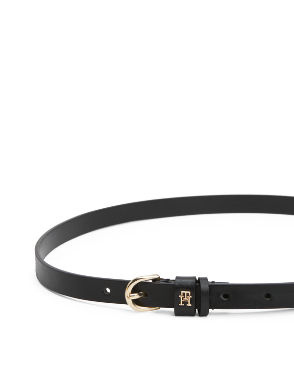 Essential TH Monogram Leather Belt 1.5 1 Image