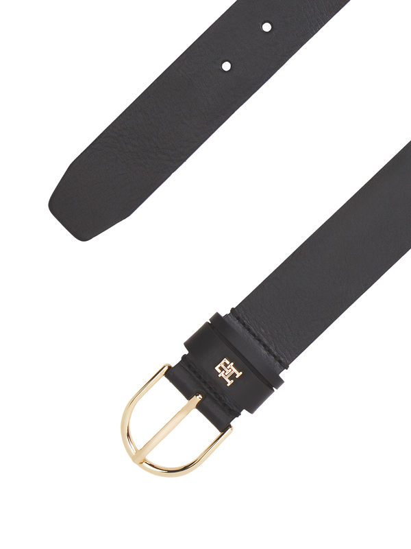 Essential TH Monogram Leather Belt 3.5 2 Image
