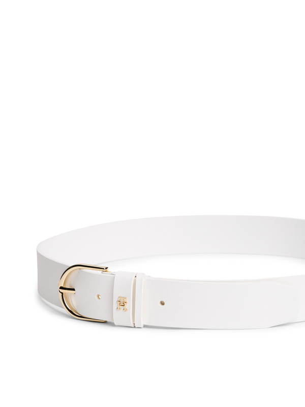 Essential TH Monogram Leather Belt 3.5 1 Image