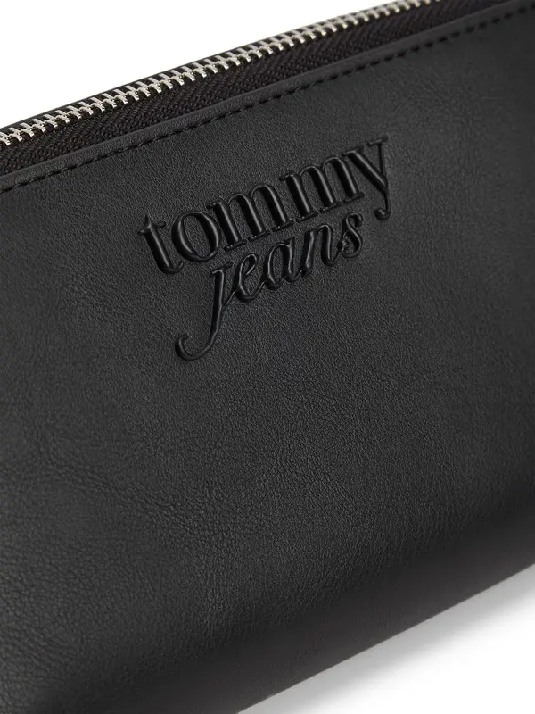 Heritage Embossed Logo Leather Cross Wallet 2 Image