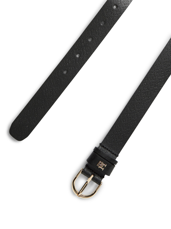 Essential TH Monogram Plaque Leather Belt 2 Image