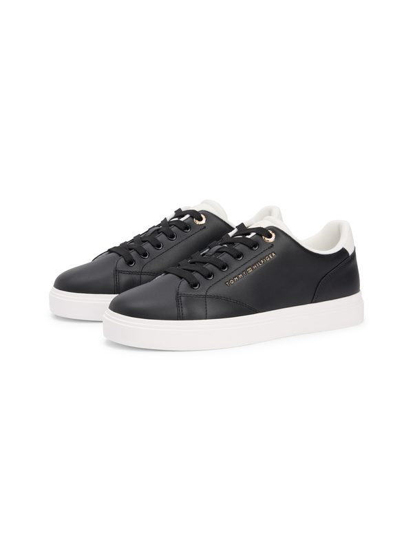 TH Feminine Cupsole Leather Low Top Sneakers 2 Image
