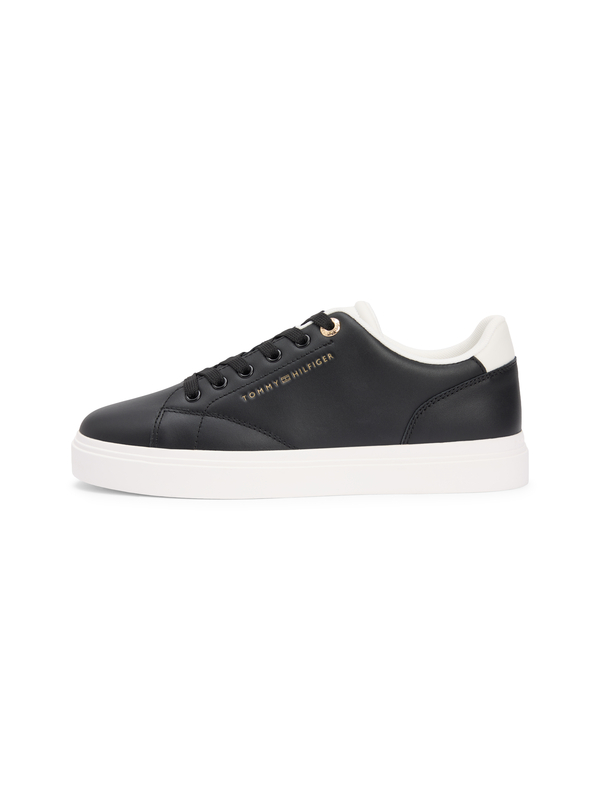 TH Feminine Cupsole Leather Low Top Sneakers 3 Image