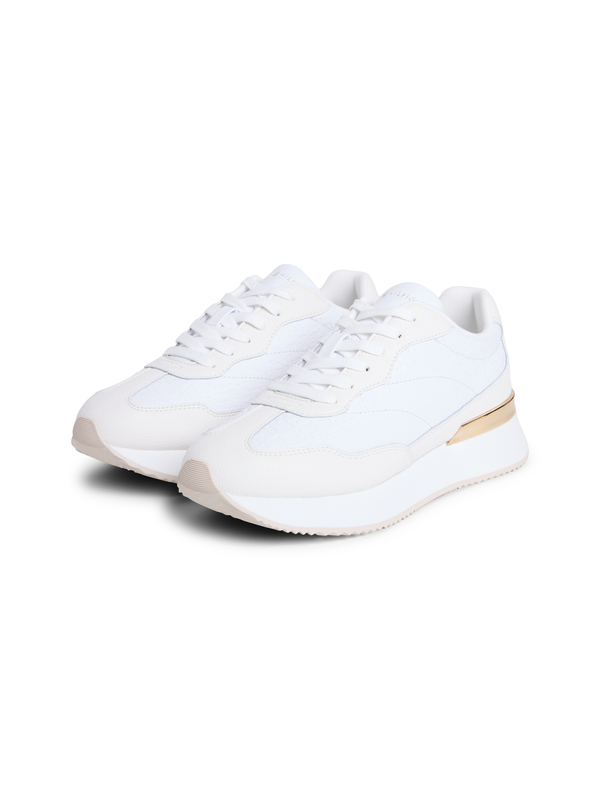 TH Monogram Leather Mixed Texture Sneakers 3 Image