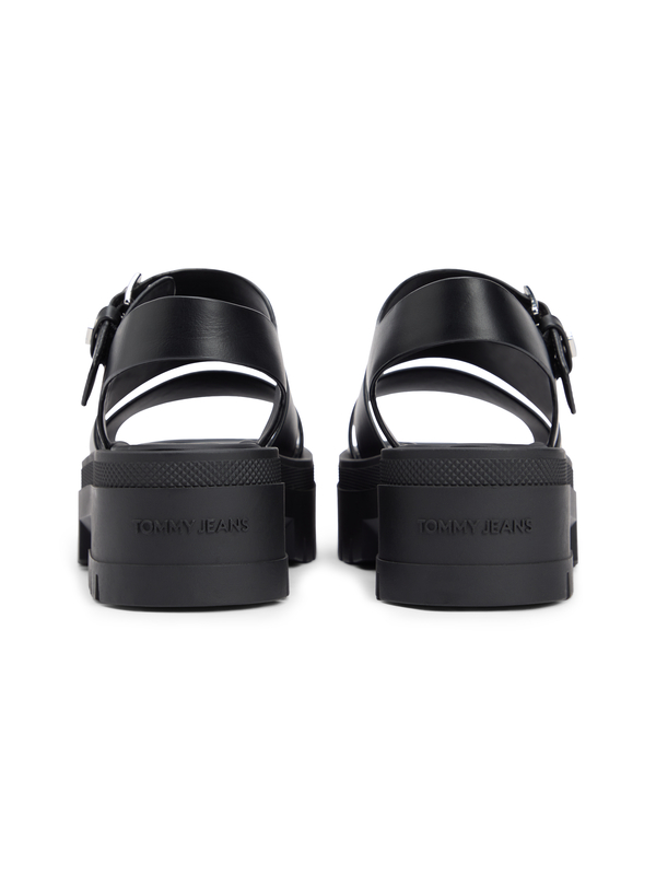 Leather Cleat Platform Sandals 1 Image