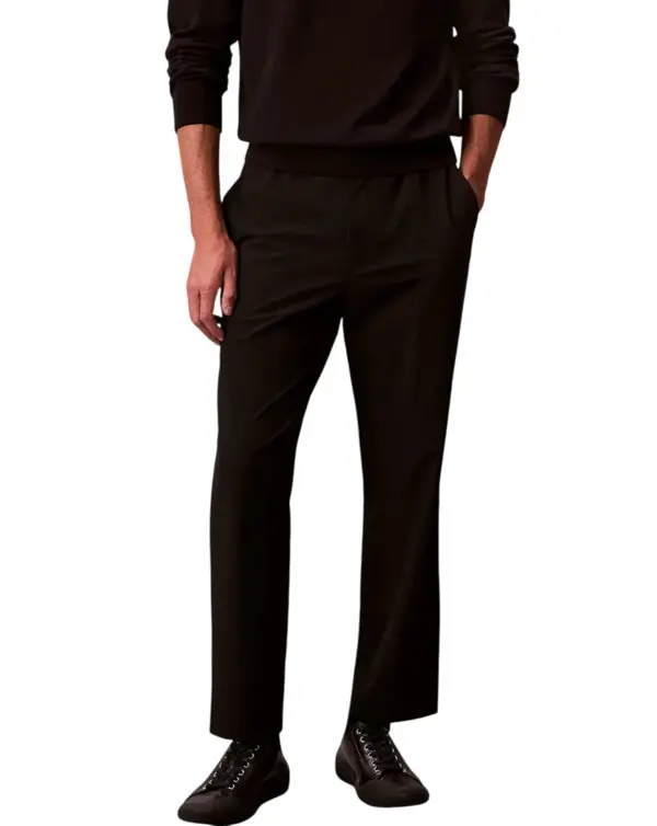 Monogram Textured Knit Crewneck Sweater 4 Image