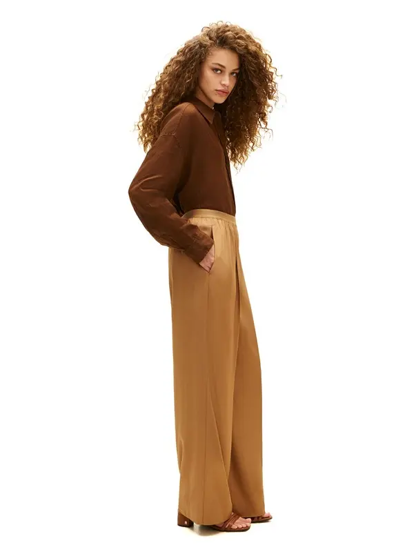 Timeless Viscose Loose Trousers 1 Image