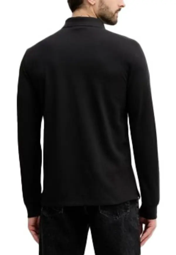 Monogram Long Sleeve Polo Shirt 1 Image