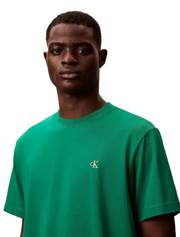 Embroidered Monogram Short Sleeve T-Shirt 2 Image