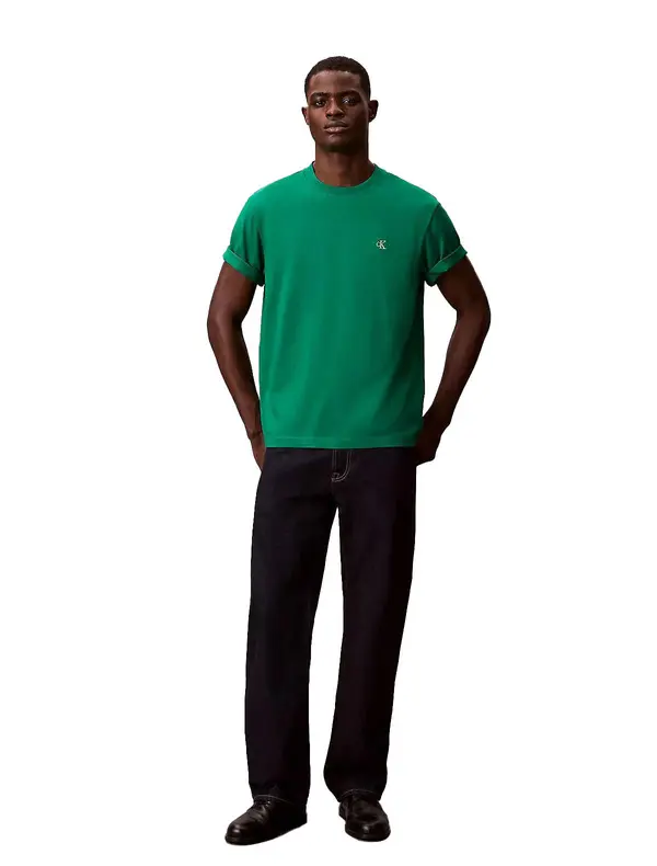 Embroidered Monogram Short Sleeve T-Shirt 3 Image