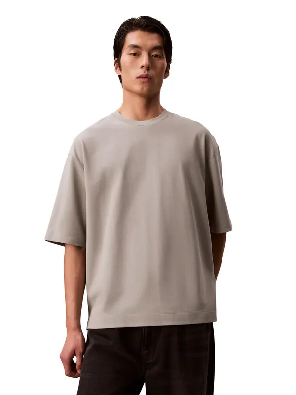 Essentials Crew Neck T-shirt in with Monogram Logo 2 Image