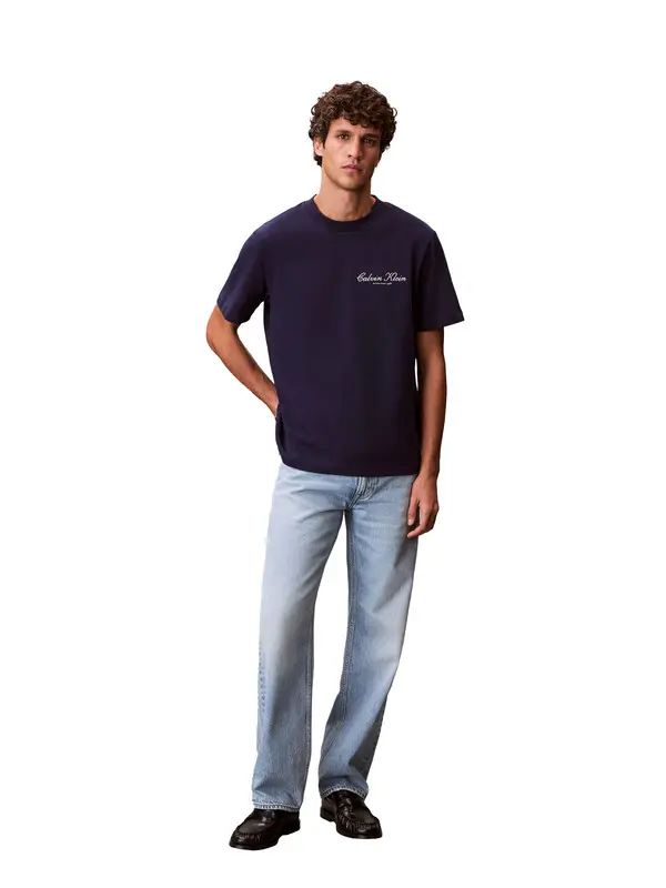 Script Logo Embroidered T-Shirt 4 Image