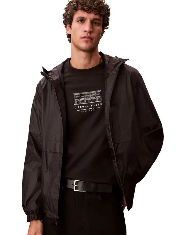 205 West 39th Street Address Logo Short Sleeve T-Shirt 1 Image