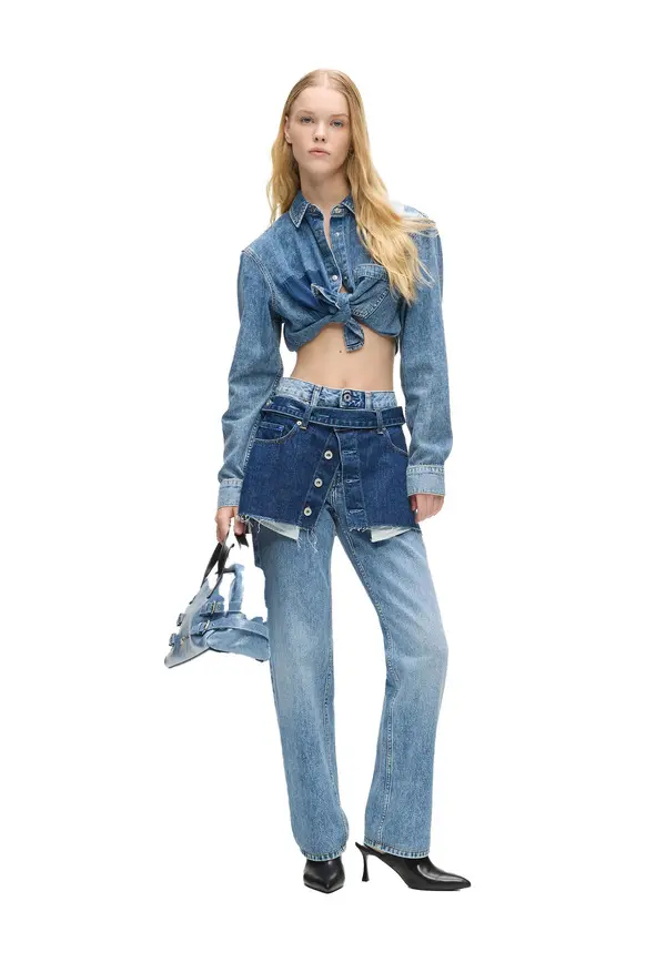 Boxy Denim Shirt 1 Image